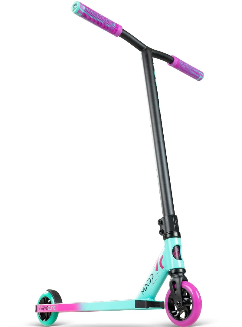Madd Gear Carve Elite Stunt Scooter - Teal-Pink