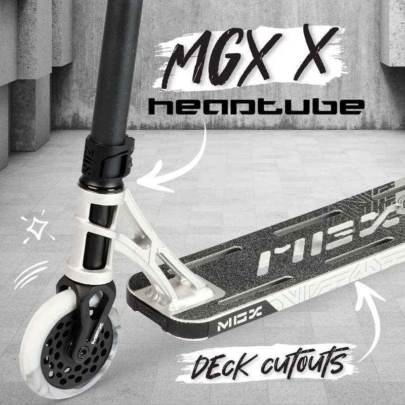 MGX Extreme Stunt Scooter - Silver Black