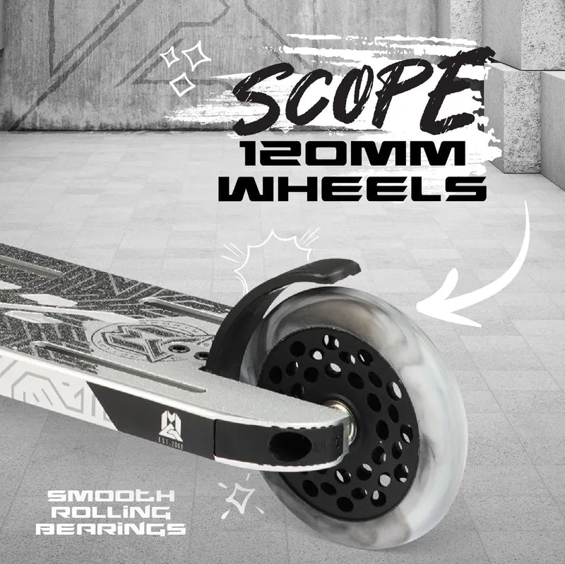 MGX Extreme Stunt Scooter - Silver Black