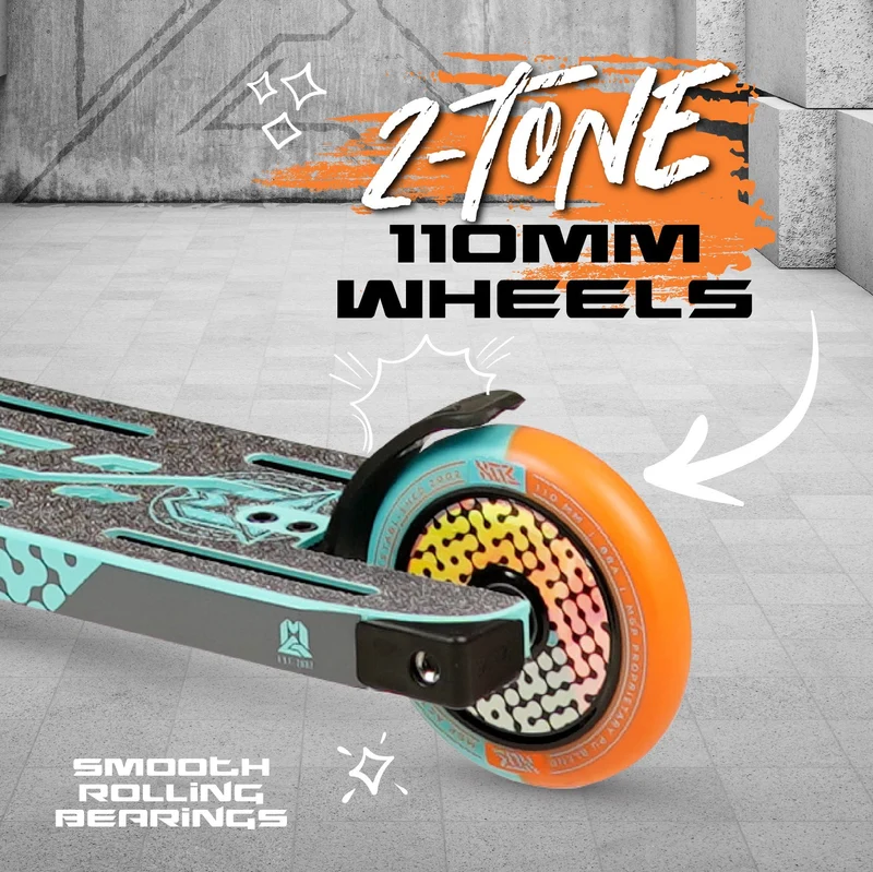 MGX S2 Stunt Scooter - Teal Orange