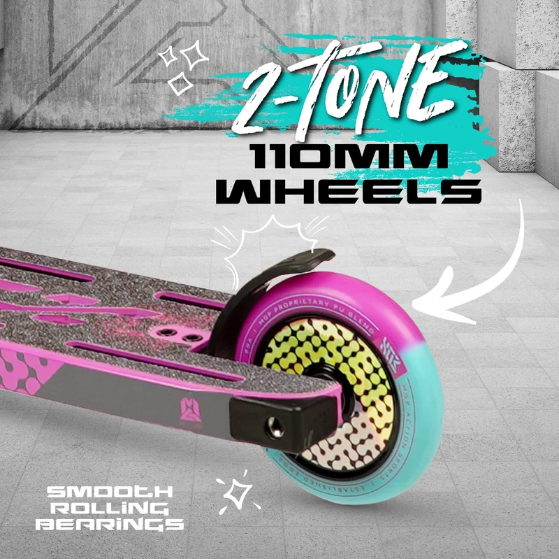 MGX S2 Stunt Scooter - Pink Teal