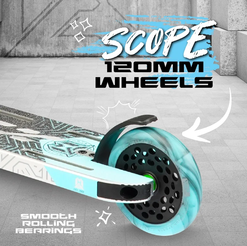 MGX Extreme Stunt Scooter - Silver Blue