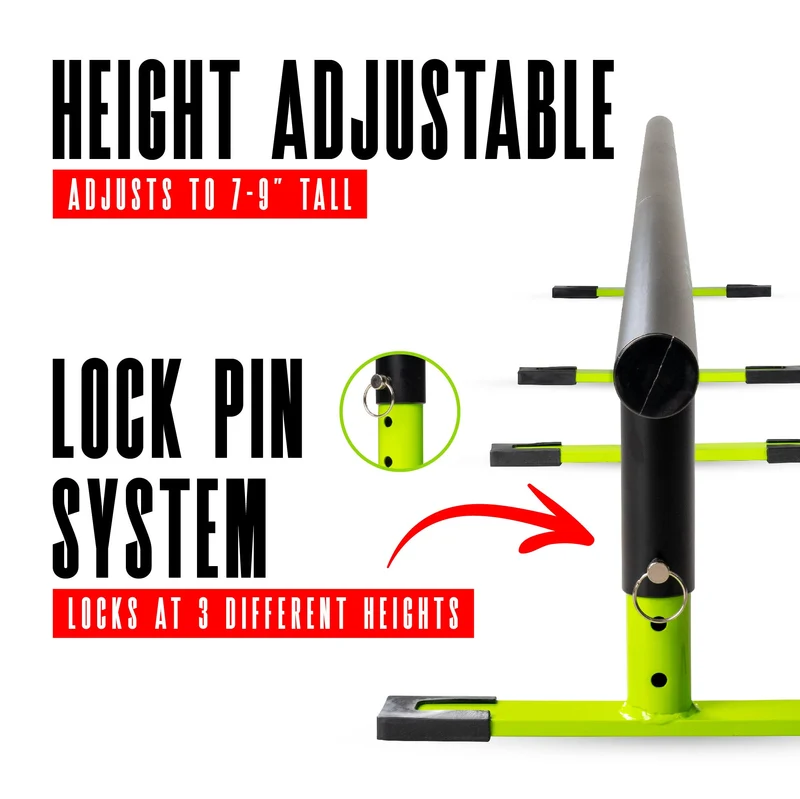 99" Adjustable Grind Rail - Black Green