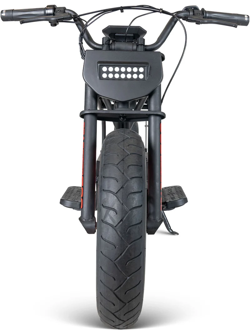Madd Gear Roadster 600 Electric Mini Bike - Black Red