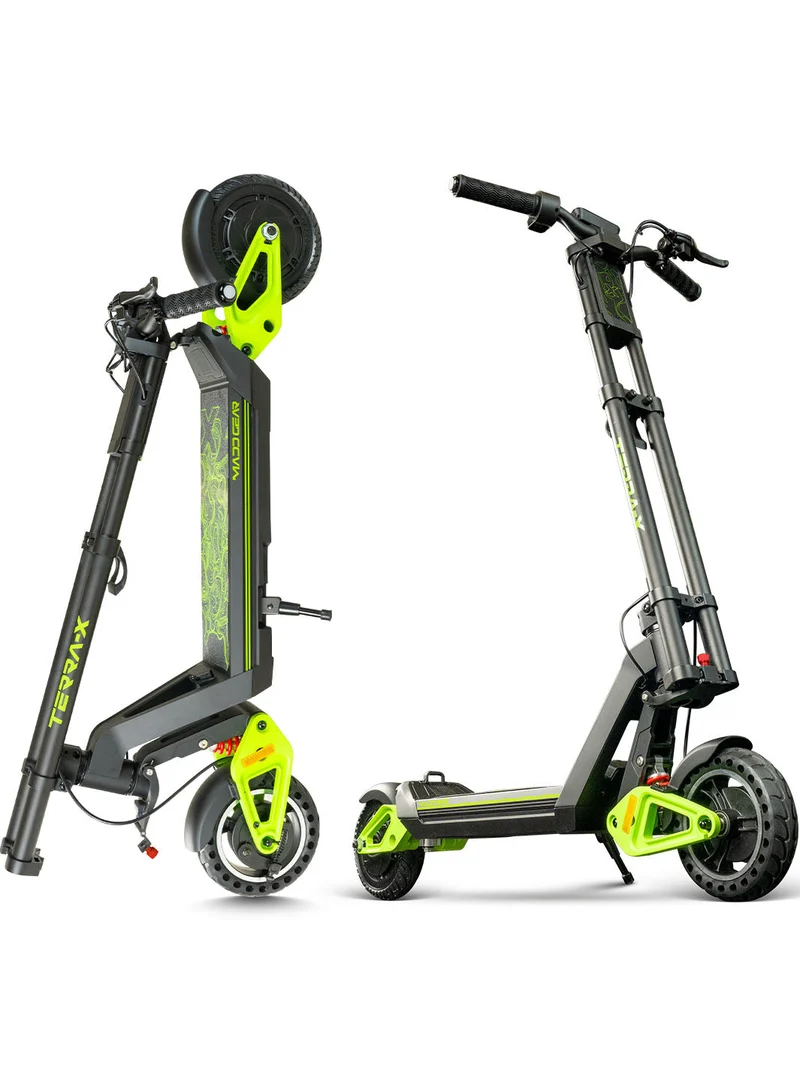 Madd Gear Terra-X Electric Scooter - Black Green