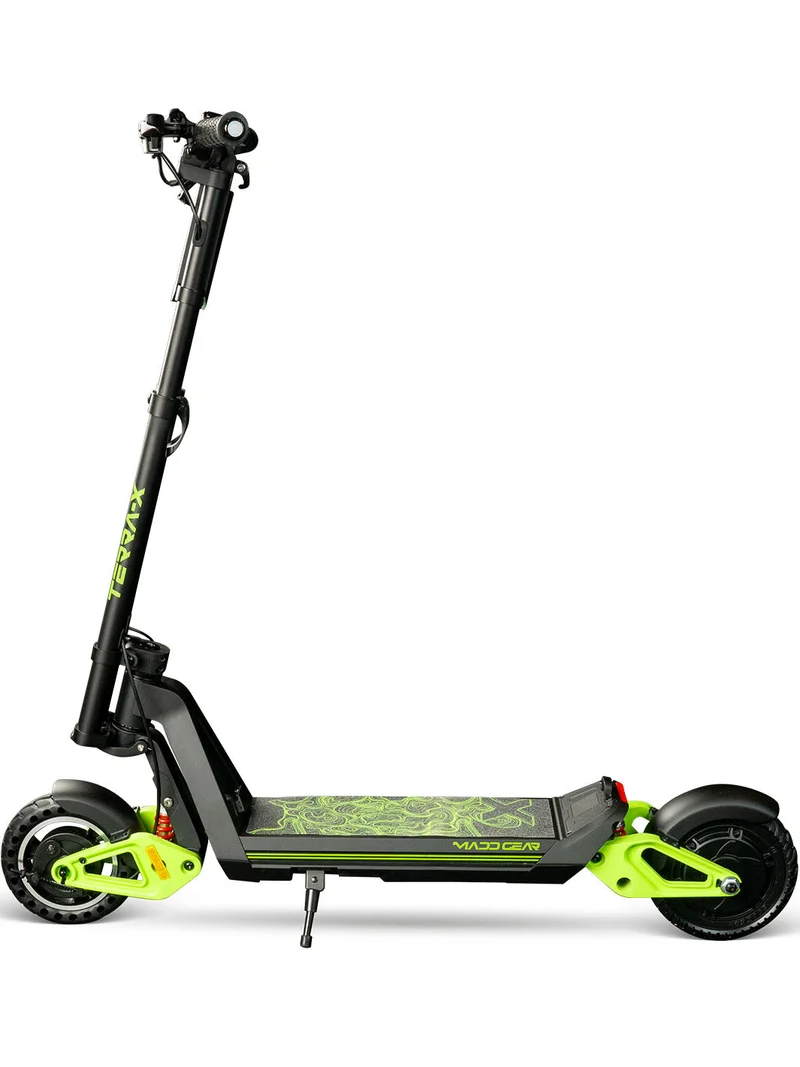 Madd Gear Terra-X Electric Scooter - Black Green