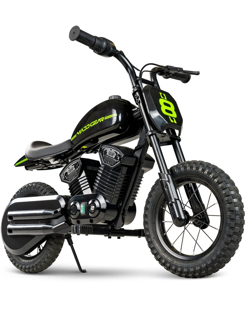 Madd Gear My 1st Mini Electric Dirt Bike - Black Green