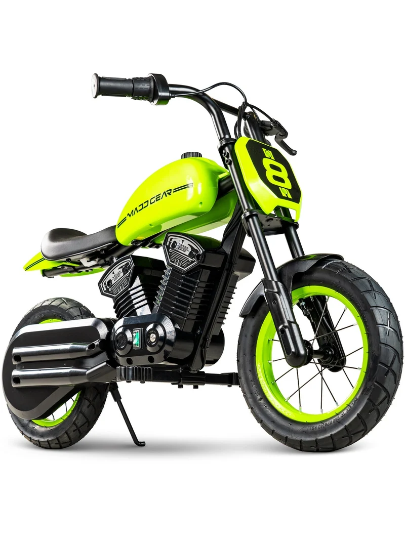 Madd Gear My 1st Mini Electric Motorcycle - Green Black