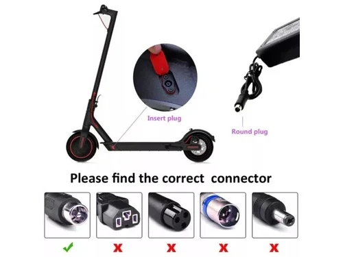 Elektroroller Ladegerät 42V 2A für Xiaomi Mi M365 E-Scooter
