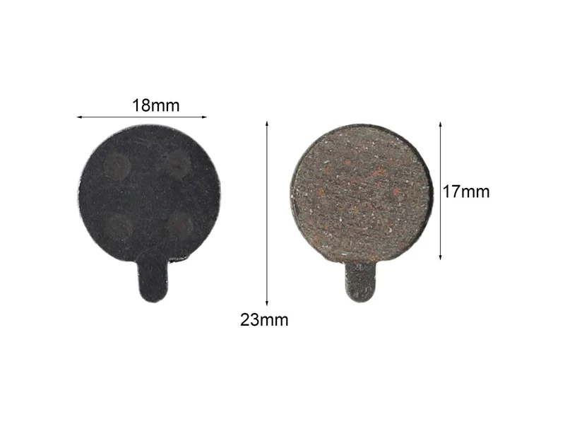 Bremsbeläge Harz Halbmetall 18234mm 1 Paar Schwarz für Xiaomi M365 Pro