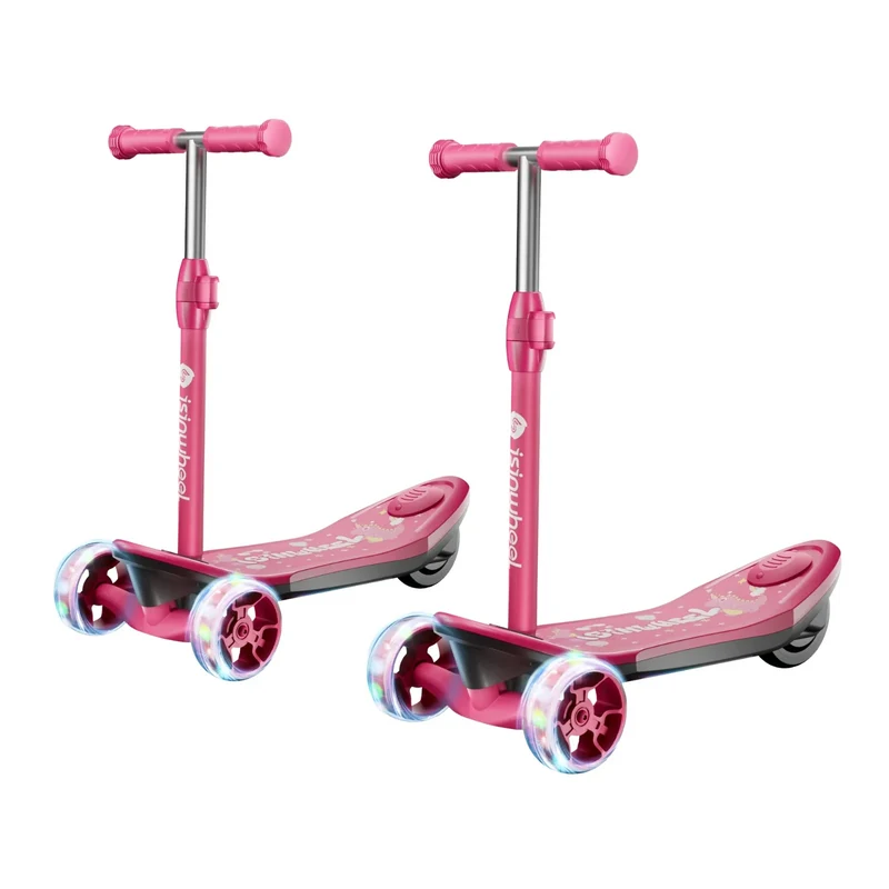 MiniSpider 2-in-1 Elektrischer Dreirad-Kinderscooter und Skateboard für Kinder ab 3 Jahre (Höhenverstellbare)