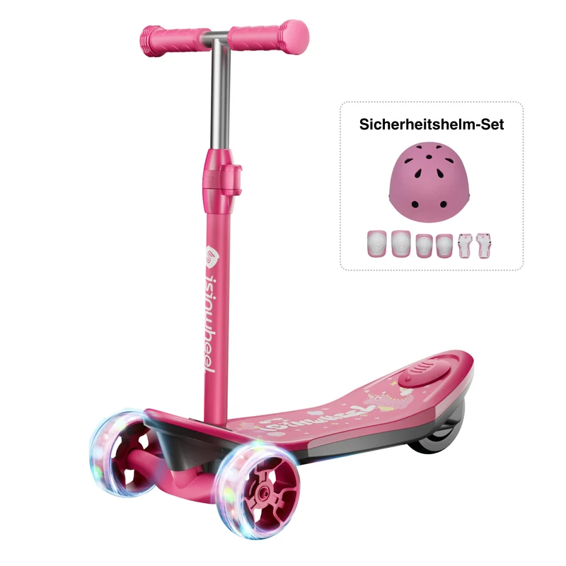 MiniSpider 2-in-1 Elektrischer Dreirad-Kinderscooter und Skateboard für Kinder ab 3 Jahre (Höhenverstellbare)