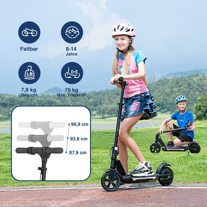 S4/S7 Kinderroller mit leuchtenden Rädern