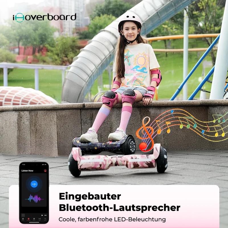 iHoverboard H2 Rosa Bluetooth Hoverboard 6.5"