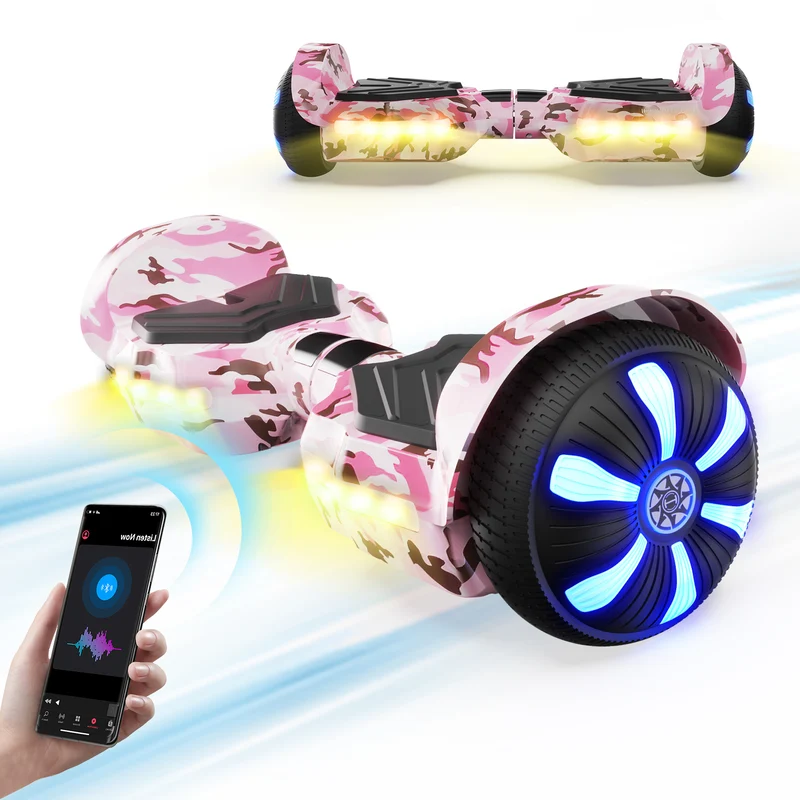 iHoverboard H2 Rosa Bluetooth Hoverboard 6.5"