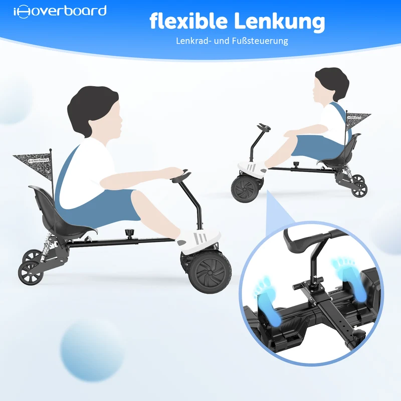 Q6 Hoverboard Sitz(NICHT kompatibel mit H1 Hoverboard)