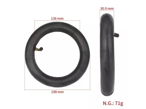 8.5 Zoll Schlauch mit 45/90° Ventil, gebogenem Ventil, Ersatzschlauch