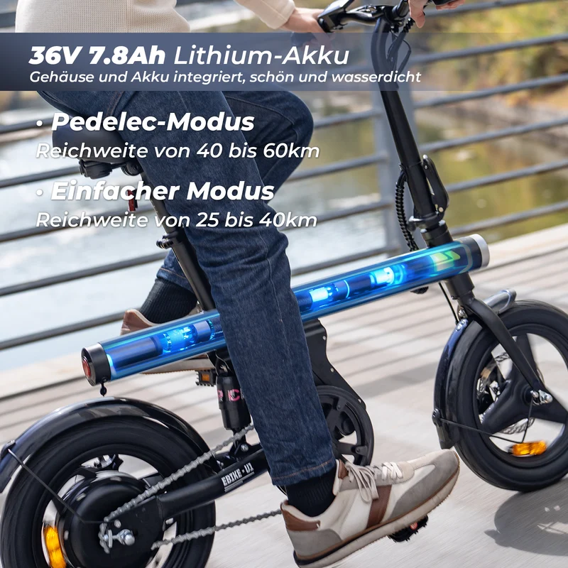 isinwheel U1 Ultraleicht Faltbares E-Bike