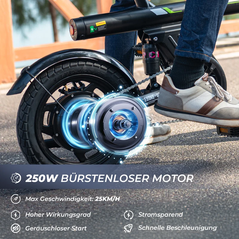 isinwheel U1 Ultraleicht Faltbares E-Bike