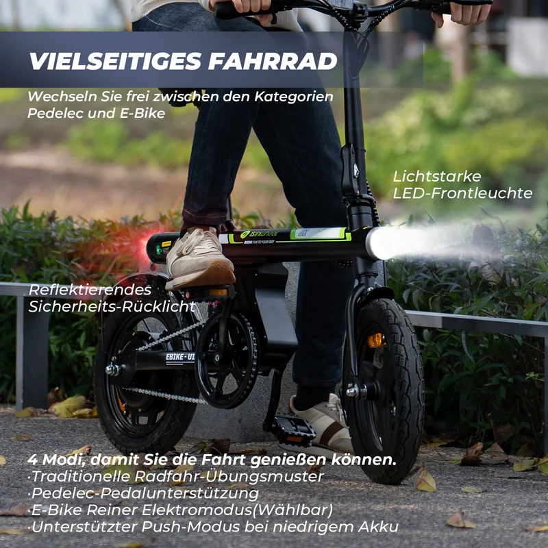 isinwheel U1 Ultraleicht Faltbares E-Bike