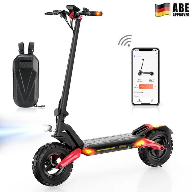 isinwheel T8 High-Performance Offroad E-Scooter Mit Straßenzulassung (ABE, eKFV)