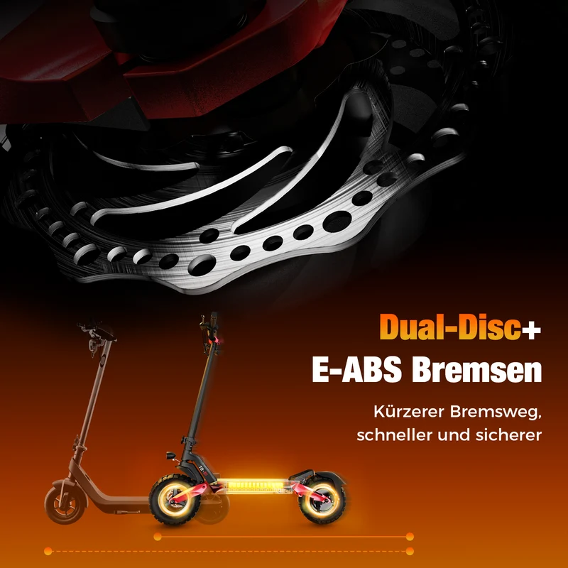 isinwheel T8 High-Performance Offroad E-Scooter Mit Straßenzulassung (ABE, eKFV)