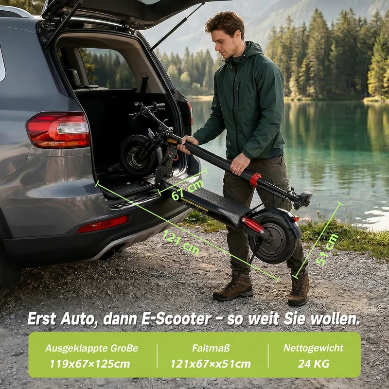 isinwheel T4 All-Terrain Offroad E-Scooter Mit Straßenzulassung (ABE, eKFV)