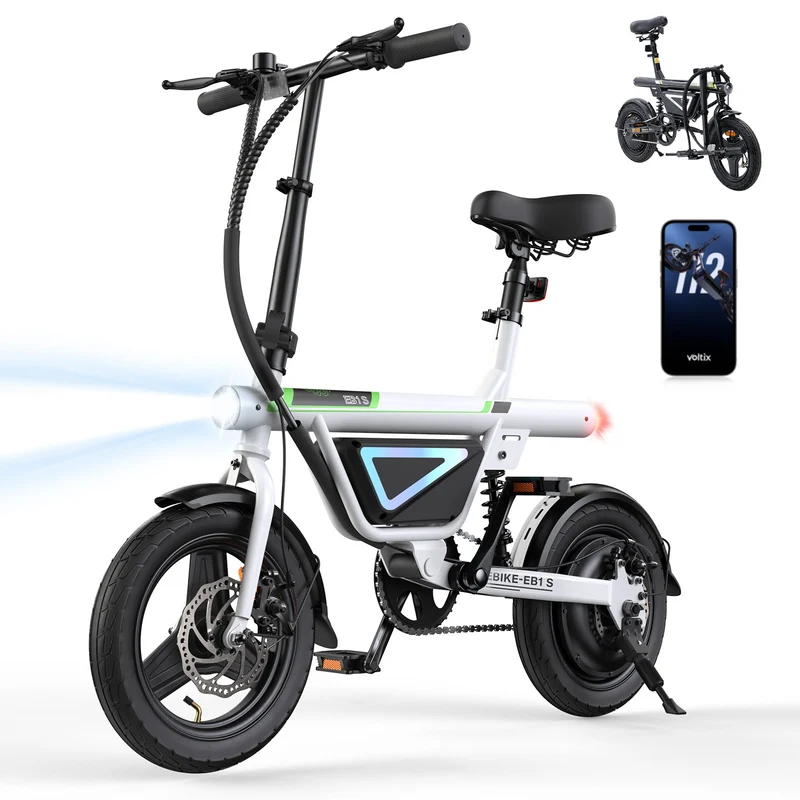 isinwheel EB1S Faltbares E-Bike 55+km mit Schnellem Laden