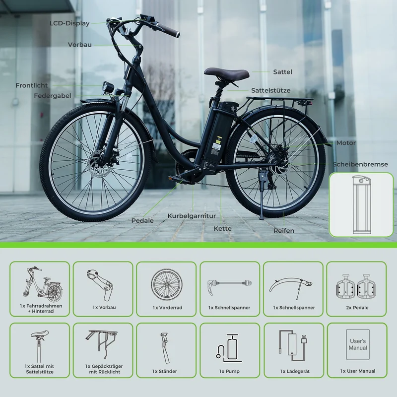 U2 Tiefeinsteiger E-Bike Damen Und Herren