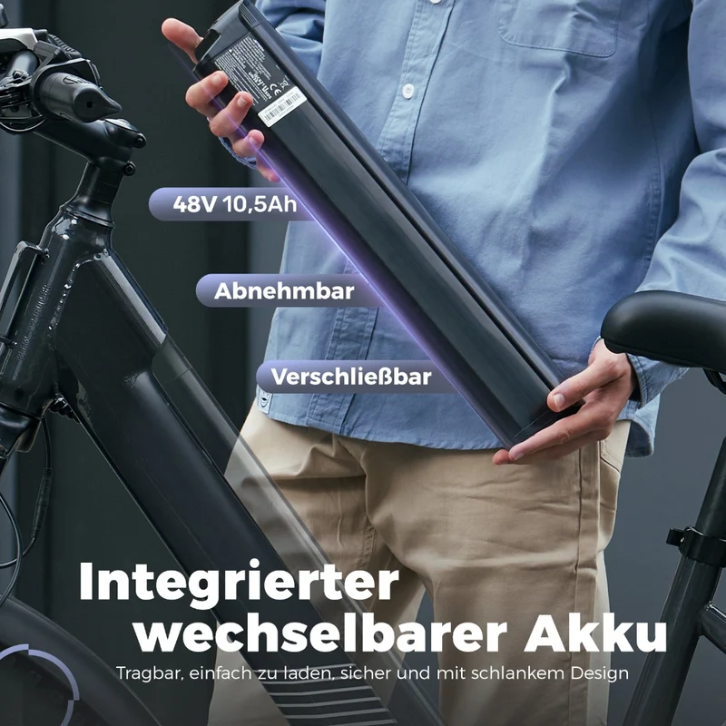 M60 Fat Tire Trekking E-Bike 750w