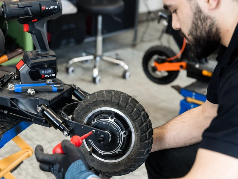Reifenwechsel-Service für E-Scooter Joyor Y8-S, S5 Pro usw.