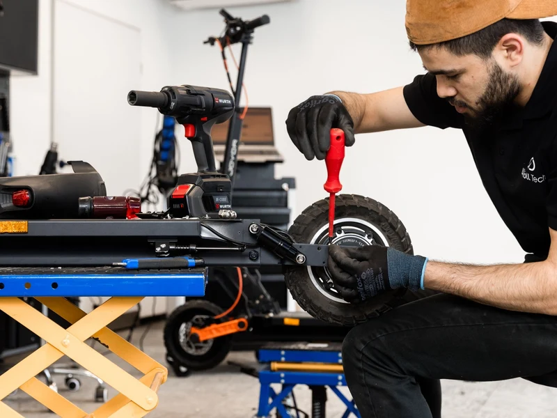 Reifenwechsel-Service für E-Scooter Joyor Y8-S, S5 Pro usw.