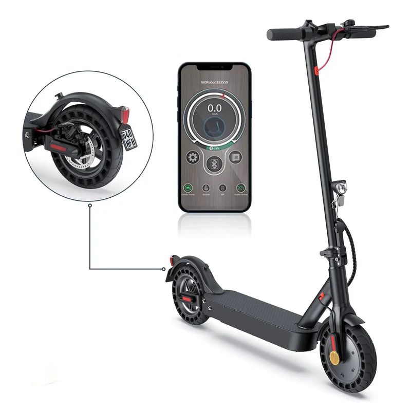 E9TMax City-Pendler E-Scooter 40KM Reichweite Mit Straßenzulassung (ABE, eKFV)