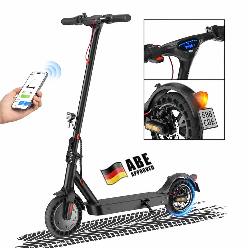 E9TMax City-Pendler E-Scooter Mit Straßenzulassung (ABE, eKFV)