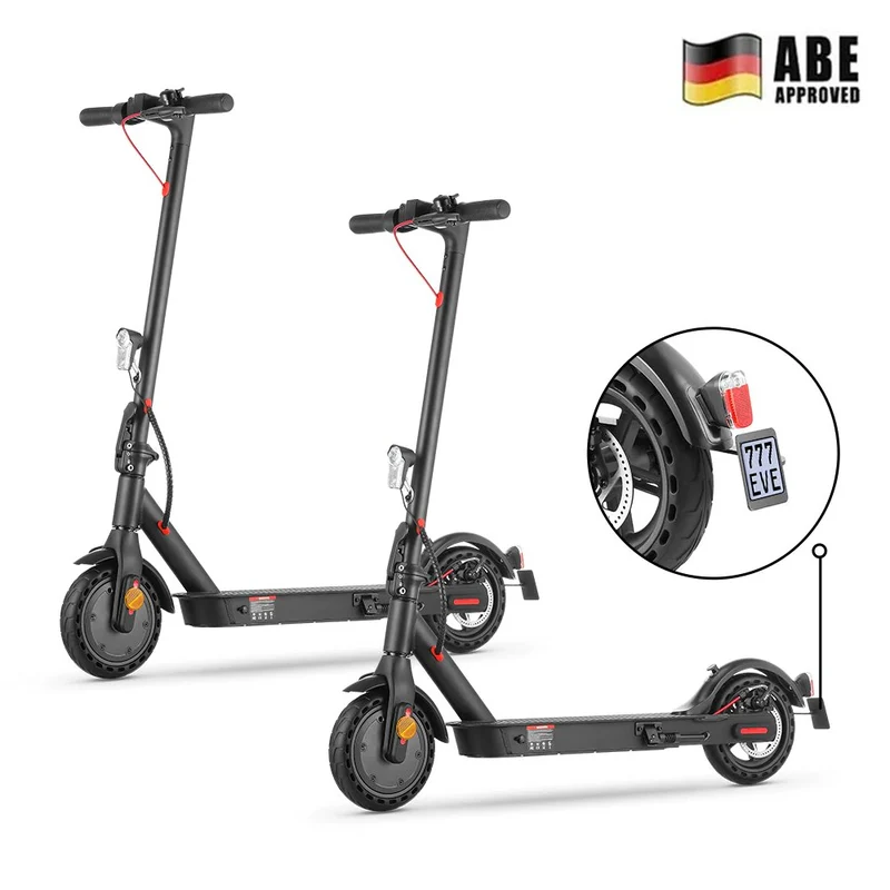 isinwheel E9 Ultraleicht Kompakter E-Scooter Mit Straßenzulassung (ABE, eKFV)