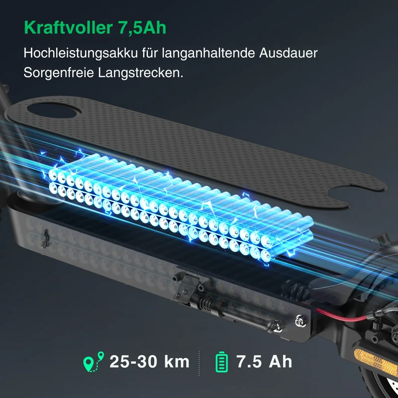 isinwheel E9 Ultraleicht Kompakter E-Scooter Mit Straßenzulassung (ABE, eKFV)