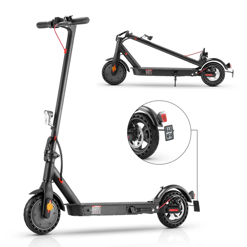 isinwheel E9 Faltbarer E-Scooter Doppelfederung Mit Straßenzulassung (ABE,eKFV)