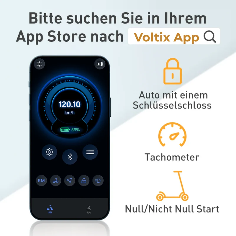 isinwheel E9 Faltbarer E-Scooter Doppelfederung Mit Straßenzulassung (ABE,eKFV)