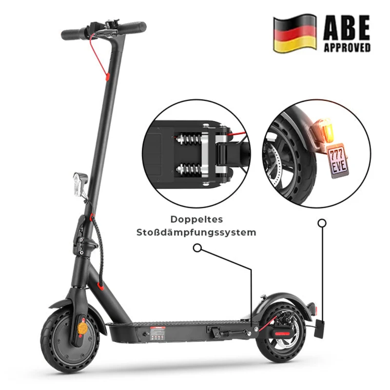 iScooter i9M Faltbarer E-Scooter für Pendler mit Straßenzulassung