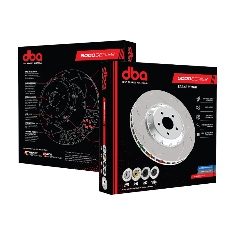 DBA52832BLKS - 5000 series - T3 Slotted Black Hat - für Porsche Macan