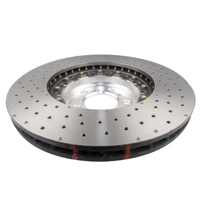 DBA53298SLVXD - 5000 series - Crossed Drilled & Dimpled Silver Hat - für BMW M2 / M3 / M4