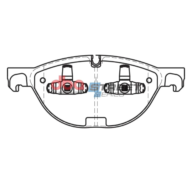 DB2197SS - Brake Pads Street Series Ceramic | Rear Axle - für BMW 5- / 7- / B7