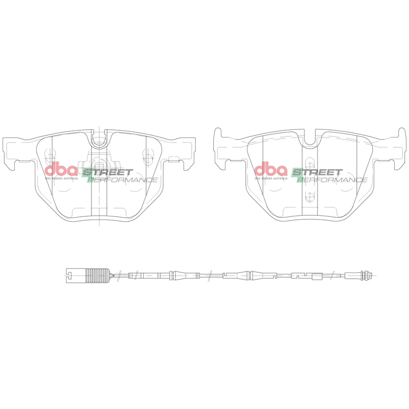 DB1694SP - Brake Pads Street Performance | Rear Axle - für BMW 5- / 6 Series