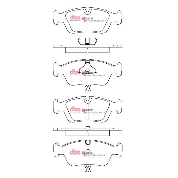 DB1397RP - Brake Pads Race Performance - für BME 3- / 7 Series / M3 / M5 / X3 / X5 / Z4 / Z8 / B12 / B3 / Roadster