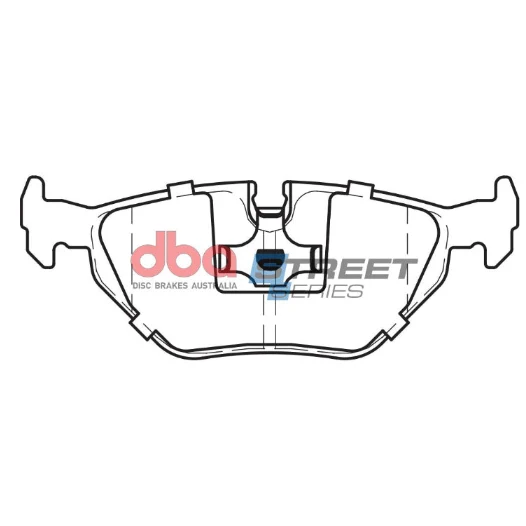 DB1132SS - Brake Pads Street Series Ceramic | Rear Axle - für BMW 5- / 7 Series / M3 / M5 / Z3 / B10 / B11 / B12 / B8