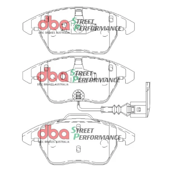 DBA2806S-1849SP - Brake Kit - Street Series T2 Slotted & Street Performance Brake Pads (2x DBA2806S + DB1849SP)