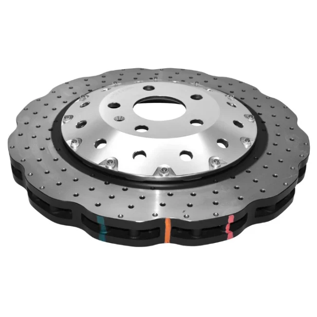 DBA52844WSLVXD - 5000 series - Crossed Drilled & Dimpled Silver Hat