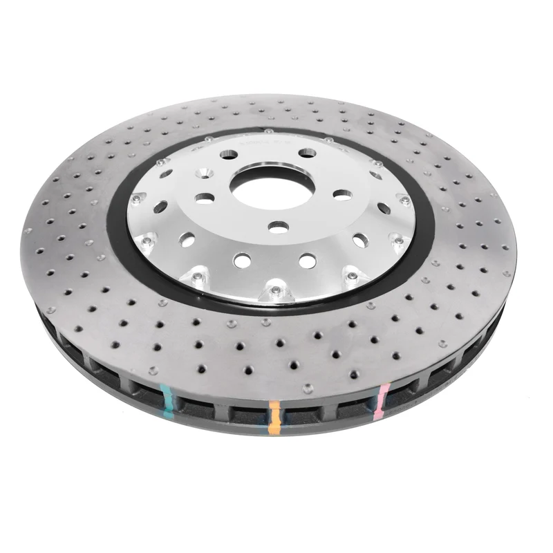 DBA53004SLVXD - 5000 series - Crossed Drilled & Dimpled Silver Hat