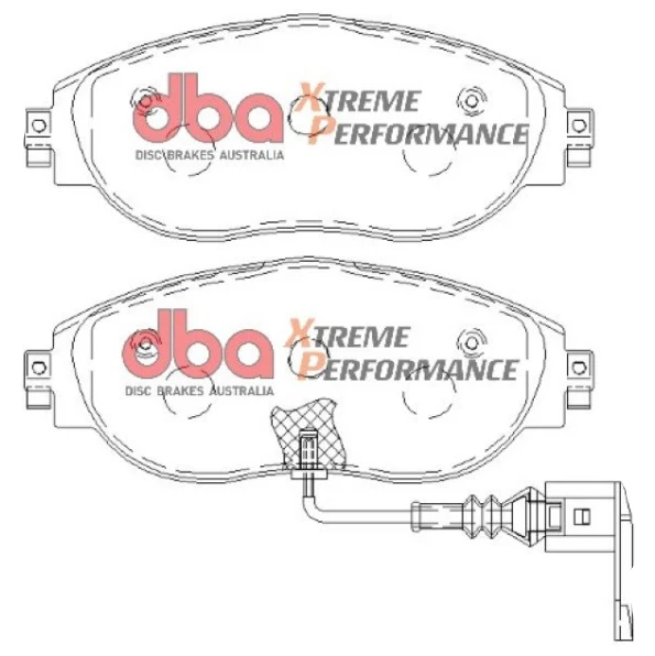 DBA42830S-8849XP - Brake Kit - 4000 Series T3 Slotted & Xtreme Performance Brake Pads (2x DBA42830S + DB8849XP)