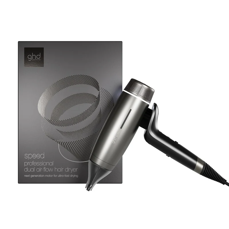 Speed Professional Hair Dryer In Metallic Black